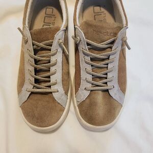 Hey Dude Women's Karina Chestnut Suede Sneakers, Slip Ons